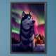 thumbnail image 3 of Diamante pintura 5D DIY completo taladro redondo Animal Kit decoración del hogar arte artesanía, 3 of 9