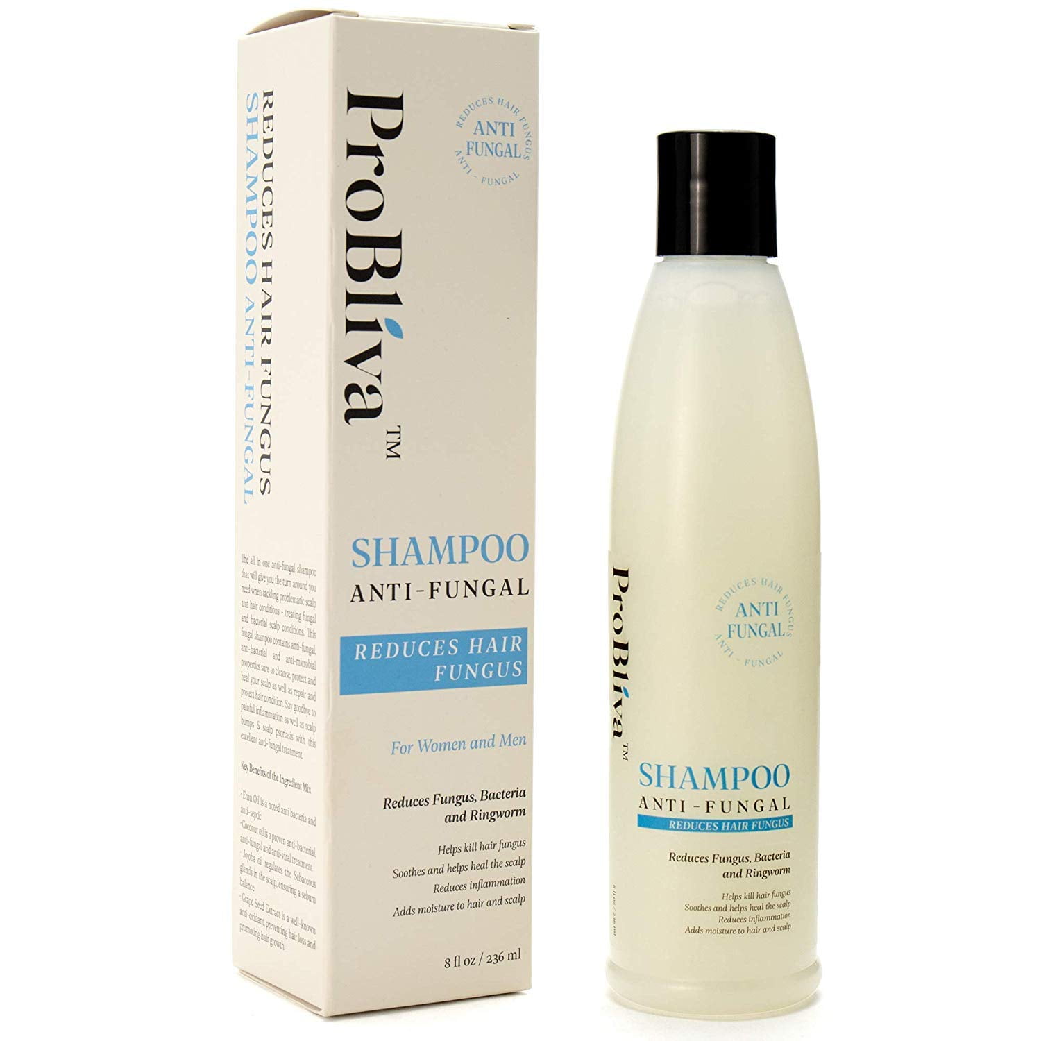 ProBliva Fungus Shampoo for Hair & Scalp - for Men and Women - Help to Reduce Ringworm, Itchy Scalp
