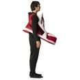 thumbnail image 3 of Rasta Imposta Hightop Sneaker Halloween Costume, White & Red, Adult One Size, R7403-OS, 3 of 4
