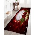 thumbnail image 3 of Faithtur Christmas Carpet Non-Slip Mat Rugs Xmas Rectangle Floor Carpet, 3 of 5