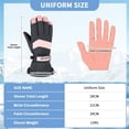thumbnail image 7 of Ski Gloves Snow Gloves for Men Women,Waterproof Warm Insulated Touchscreen Sports Gloves for Winter Skiing Snowmobile, 7 of 7