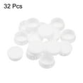 thumbnail image 3 of Uxcell 32Pcs 25mm(1') White Round Hole Plugs Nylon Plastic Flush Type Hole Plug Insert End Cap for Locking Hole Tube, 3 of 6