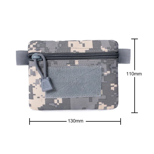 Mini riñonera portátil para acampar al aire libre EDC Molle Wallet ACU ( ) Camuflaje Sywqhk Para Estrenar