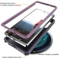 thumbnail image 3 of ArmadilloTek Vanguard Case Designed for Samsung Galaxy Note 20 5G (2020 Release) Military Grade Full-Body Rugged with Built-in Kickstand [Screenless Version] - Purple, 3 of 4