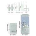 thumbnail image 2 of Neoyler Ensemble de Coupe-Ongles en Acier Inoxydable 7 Pcs Kit de Manucure et de Soins Durable Résistant à la Rouille Cuillères pour Creuser les Oreilles Outils Polis pour Hommes et Femmes Utilisation Pratique à la Maison et en Voyage, 2 of 2