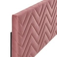thumbnail image 5 of Tufted Headboard, Full Queen Size, Pink, Velvet, Mid Century Bedroom, Modern Contemporary Boutique HB35227, 5 of 9
