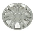 thumbnail image 1 of Bouchon de Moyeu de Roue 14 Pouces, Réduit la Résistance au Vent 4 Pcs Couverture de Jante Argentée Sportive et Élégante pour la Plupart des Voitures, 1 of 8