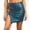 A-Blue778, variant on Womens Leather Cutout O-Ring Skirt Bodycon High Waist Leather Skirt Smooth Edgy Club Skirts