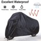 thumbnail image 3 of Funda Protectora para Motocicleta - Funda para Scooter Polvo/Nieve/Lluvia, Resistente al Viento, UV para Scooter de Motocicleta Personalizada - 245x105x125cm (XXL), 3 of 5