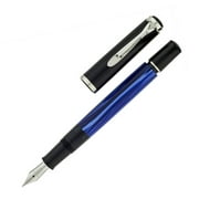 Pelikan Traditional Series M205 Fountain Pen - Blue Marbled - Extra Fine Point
