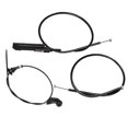 thumbnail image 3 of 3PCS Engine Bowden Cable Hood Release Wire Compatible with- E39 525I 530I 51238176595 51238190754 51238176596, 3 of 5
