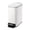 White, variant on 6 Liter Small Bathroom Trash Can with Lid – Stainless Steel Step Pedal Garbage Can, Soft-Close Lid, Removable Inner Bucket, Anti-Fingerprint Finish, Brown