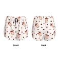 thumbnail image 3 of Yiaed Milk Tea Print Women's Running Shorts with Liner 3 Zipper Pockets Elastic Workout Athletic Gym Yoga Shorts-Medium, 3 of 7