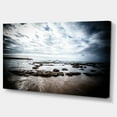 thumbnail image 2 of Dramatic Atlantic Coast at Low Tide - Seashore Canvas Art Print, 2 of 3
