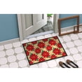 thumbnail image 2 of Poinsetta Christmas Door Mat, 2 of 4