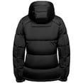 thumbnail image 2 of Little Donkey Andy Women's Warm Puffer Jacket Windproof Lightweiht Hooded Winter Coat Hiking Travel Ski Black XS, 2 of 7