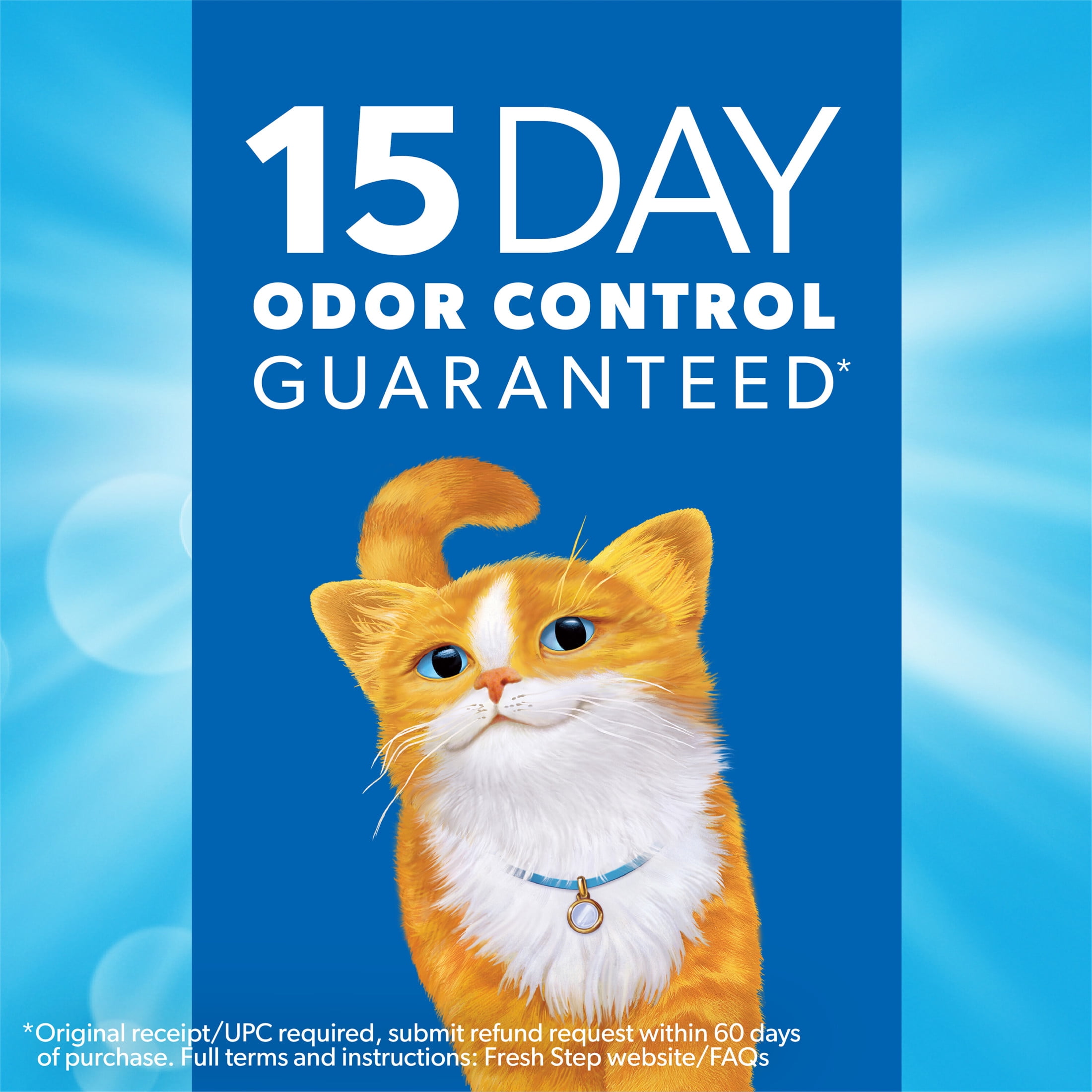 Fresh Step Multi-Cat Extra Strength Clumping Cat Litter with Febreze, 25 lbs