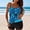 Multicolor 1, variant on Womens Tankini Swimwear with Boyshorts Bikini Set with Removable Padded, High Waisted Floral Print Bathing Suits for Party, Multicolor