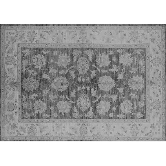 Ahgly Company Indoor Rectangle Oriental Gray Traditional Area Rugs, 2' x 5'