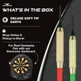 thumbnail image 3 of NARWHAL Recreational Soft Tip Dart Set for Electronic Dartboards, 6 Pack., 3 of 8