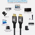 thumbnail image 7 of 8K HDMI 2.1 Cable 48Gbps HD 4K240Hz HDR Video Cord for TV PC Laptop, 7 of 7