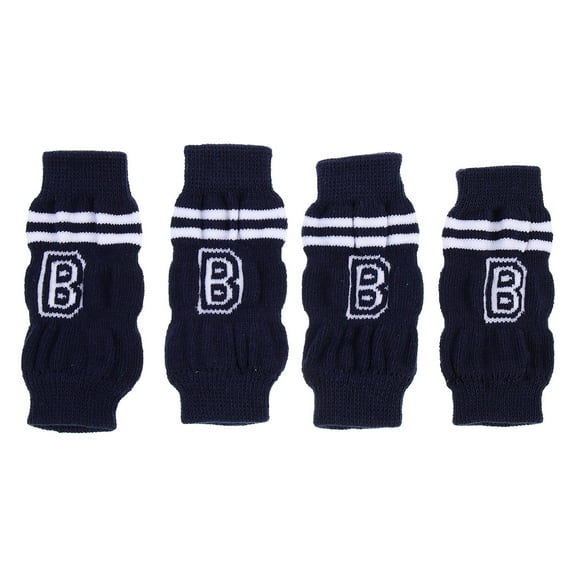 AURARMLET Dog Leg Sleeves Blue Cotton Blend Non-Slip Pet Protector 4Pcs