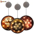 thumbnail image 2 of Spencer 5.5" Lighted Halloween String Lights Window Silhouette Decor Round LED Shop Window Hanging Lights Colorful Flashing Lights Horror Funny Hanging Lamp for Halloween Party Decor "#C", 2 of 9