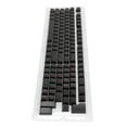 thumbnail image 1 of Two Colors Injection Keyboard Keycaps, OEM Keyboard Keycaps Wear  Ergonomic Design  for 78/82/84/87 Keys Keyboard for 61/64/68/71 Keys Keyboard Orange Red Black Letters,Black Red, 1 of 8