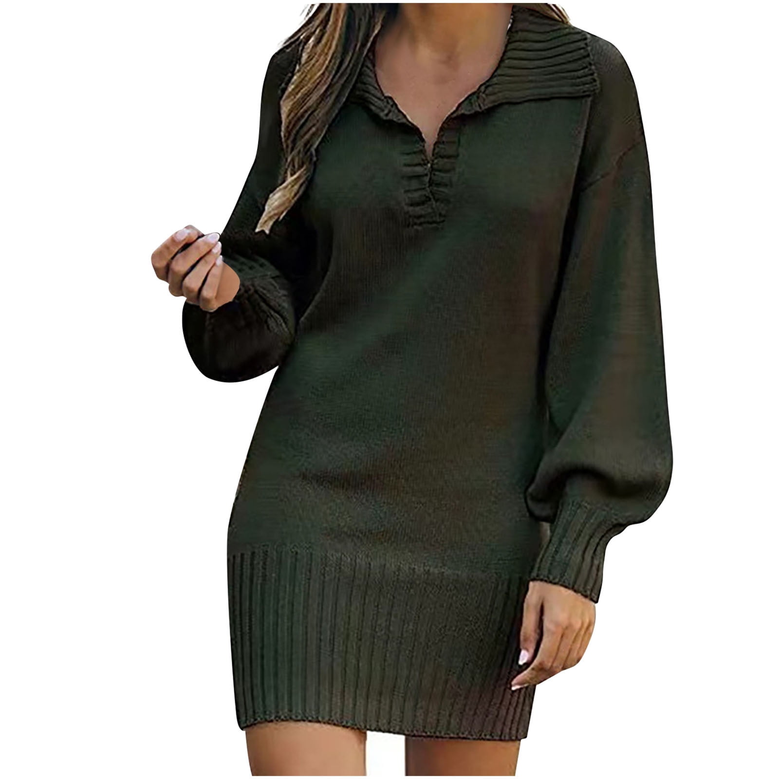 amazon green sweater dress Feeling Your Best Emerald Green Sweater Dress – Shop the Mint main image 1
