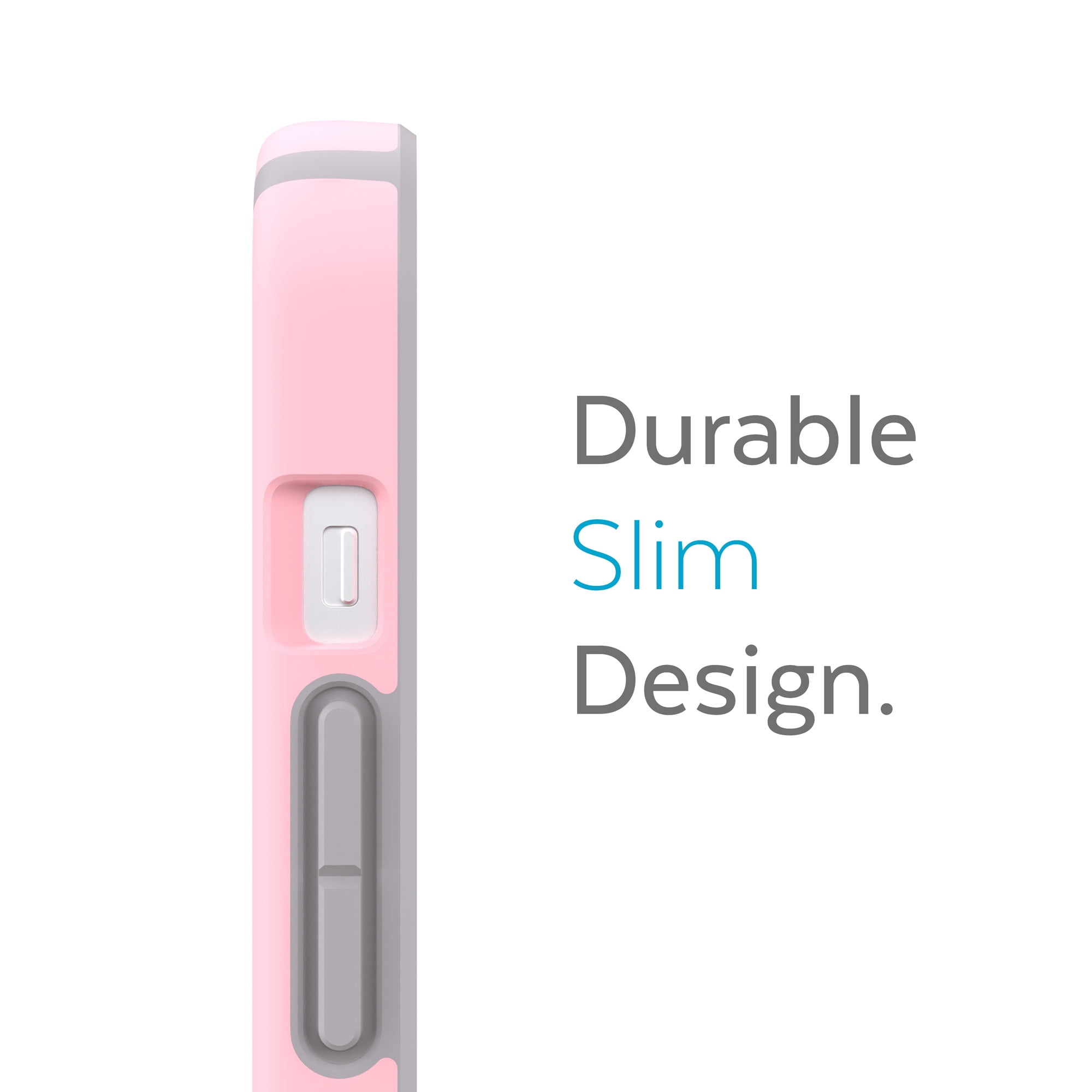 Speck Candyshell Pro for iPhone 13 Phone Case in Rosy Pink and Cathedral Gray