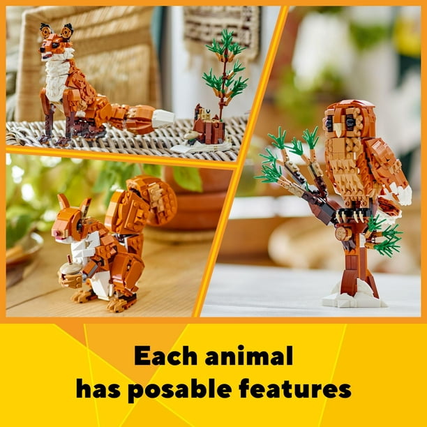 LEGO 31154 Forest Animals Set for Indoor Playground Decor
