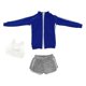 thumbnail image 4 of Moda 1/6 Escala Ropa de Muñecas Femeninas, Figuras de Mujeres Ropa de Muñecas Figura Femenina Ropa para Figuras de Acción Femeninas de 12 Pulgadas Acc Azul Hugo Traje de muñeca femenina, 4 of 7