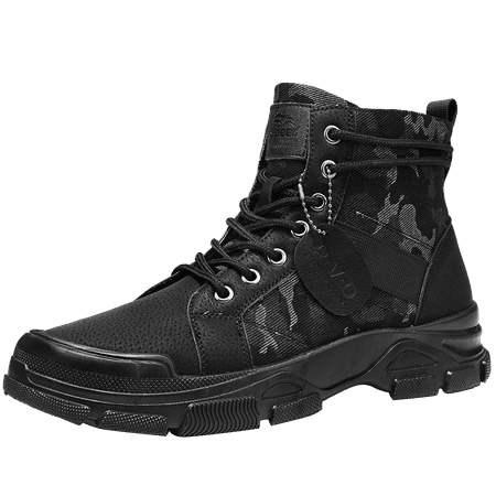 

Men s Boots High Heel Camouflage Canvas Ankle Boots For Running And Mountaineering In Autumn And Winter