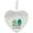 A, variant on ZLBDYG Personalizable Friendship Heart 2D Acrylic Ornament Collection - Christmas Tree Decor Souvenir for Best Friends, Engravable Keepsake for Holiday Gift Exchange