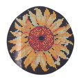 thumbnail image 1 of Latch Hook Kit, 38cm Rug Making Kit Latch Hook Rug Kits for Adults Tapestry DIY Craft Home, Sunflower, 1 of 5