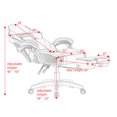 thumbnail image 2 of Gymax Office Home Racing Style Executive High Back Gaming Chair W/ Ottoman, 2 of 9