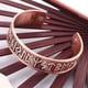 thumbnail image 2 of Brazalete abierto Fernando Rosa de cobre Mejores Regalos para Día de San Valentín Joyería de Bodas Cumpleaños, 2 of 8