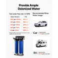 thumbnail image 5 of VEVOR Deionized Water System for Car Wash, Spotless Car Wash Water System with 2 x 4L DI Resin, TDS Meter & Bypass Valve, Spot-Free Deionized Water Filter for Cars RVs Motorcycles Windows, 5 of 9