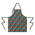 thumbnail image 2 of Multicolor Bigfoot Pattern Apron-Garden Aprons for Women with Pockets-Cotton Linen Waterproof Kitchen Cooking Gardening Aprons Adjustable for Kitchen,Cooking,BBQ and Salon 33x27 Inch, 2 of 7