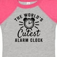 thumbnail image 4 of Inktastic The Worlds Cutest Alarm Clock Boys or Girls Baby Bodysuit, 4 of 5