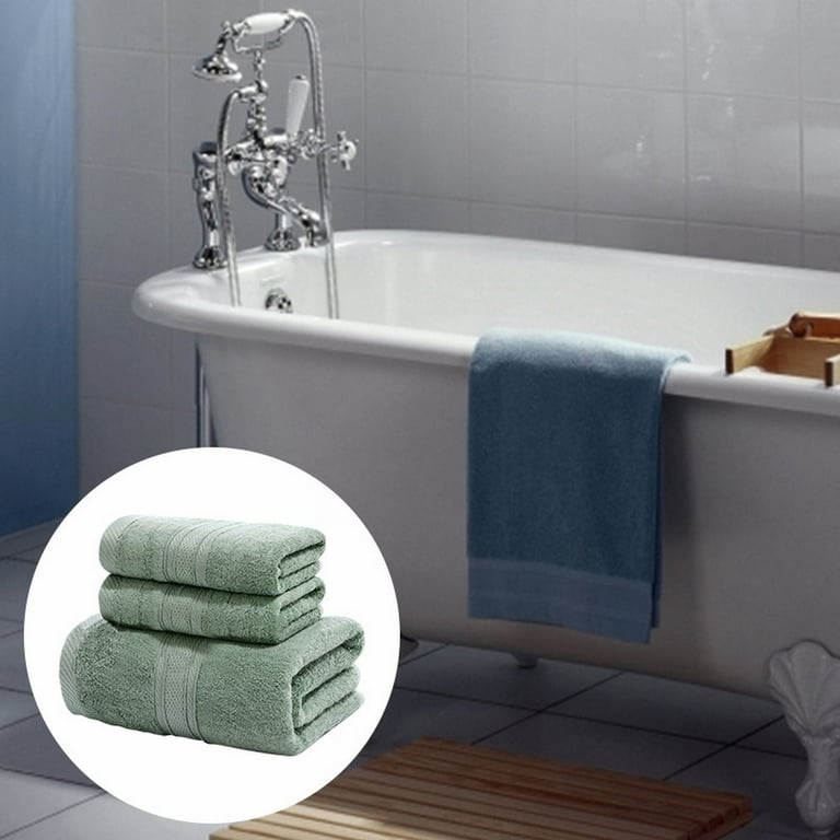 3Pcs Towel Bath Towel Set Bathroom Hand Face Shower Towels for