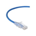 thumbnail image 1 of Black Box Slim-Net - Câble Patch - RJ-45 (m) à RJ-45 (m) - 20 Pieds - UTP - CAT 6 - Amorti, Moulé, Échappé - Bleu, 1 of 3