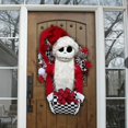 thumbnail image 4 of Guirnalda navideña para puerta de entrada de Jack Skellington Pesadilla antes de Navidad, 4 of 5