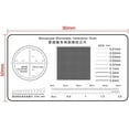 thumbnail image 3 of Yazoeia Microscope Micrometer Ruler Microscope Micrometer Calibration Slide Line Width Particle Diameter Measurement Tool High Precision Film Point Gauge (Color : 70X40mm) CJC912-192206, 3 of 6