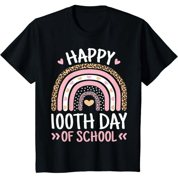 Happy 100th Day Of School Teacher Kids 100 Days Of School T-Shirt