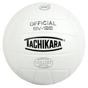 Tachikara SV-18S Composite Leather Volleyball, White