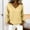 Yellow, variant on Long Sleeve Shirts for Women V Neck Bell Long Sleeve Loose Casual Daily Blouse Womens Shirts Dressy Casual Light Violet L