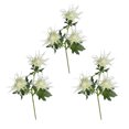 thumbnail image 4 of Fake Plant Simulation Flowers Home Decoration Show Window 3pcs 65cm Eryngium Decor Party Supply Artificial Pant, 4 of 24