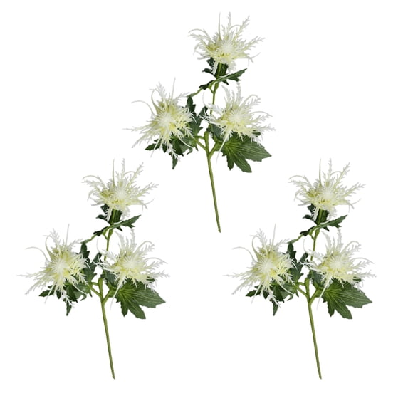 CreativeArrowy Artificial Plant Simulation Flowers Show Window 3pcs 65cm Home Decoration Party Supply Fake Eryngium