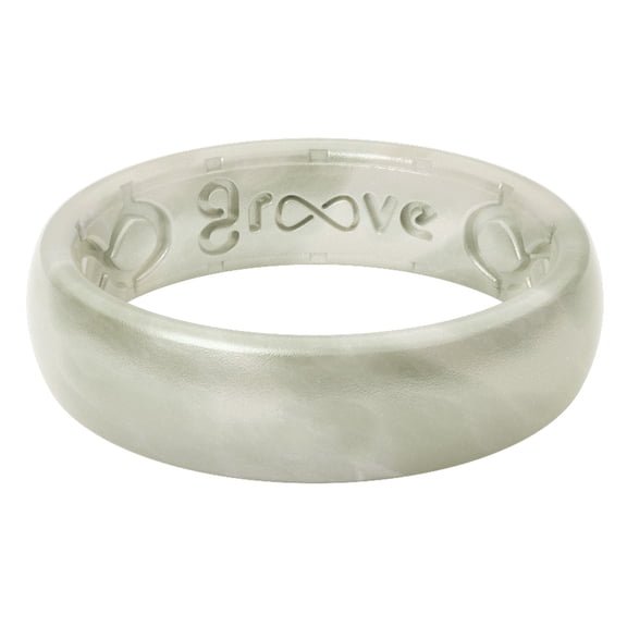 Groove Life Women?s Round White Ring Silicone Water Resistant